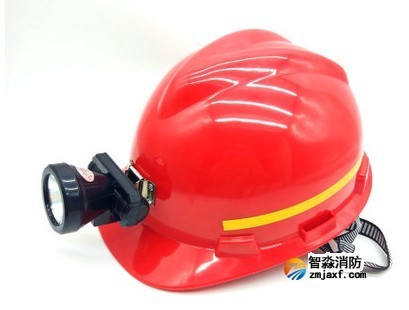 帶手電勘查頭盔